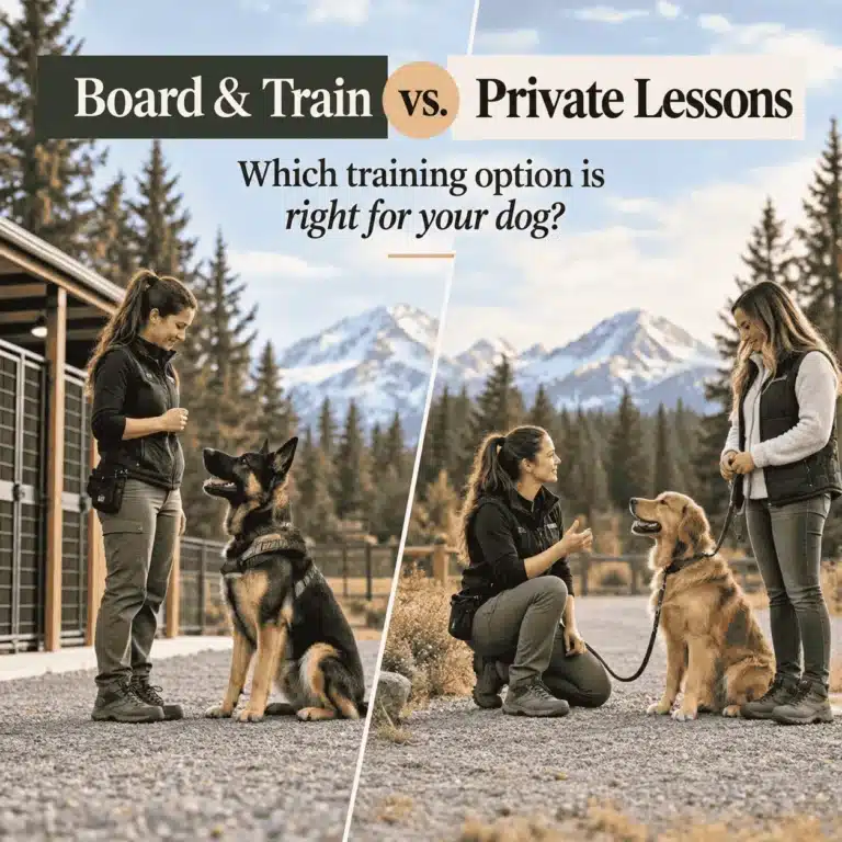 Board and Train vs. Private Dog Training: Which Is Right for Your Dog?